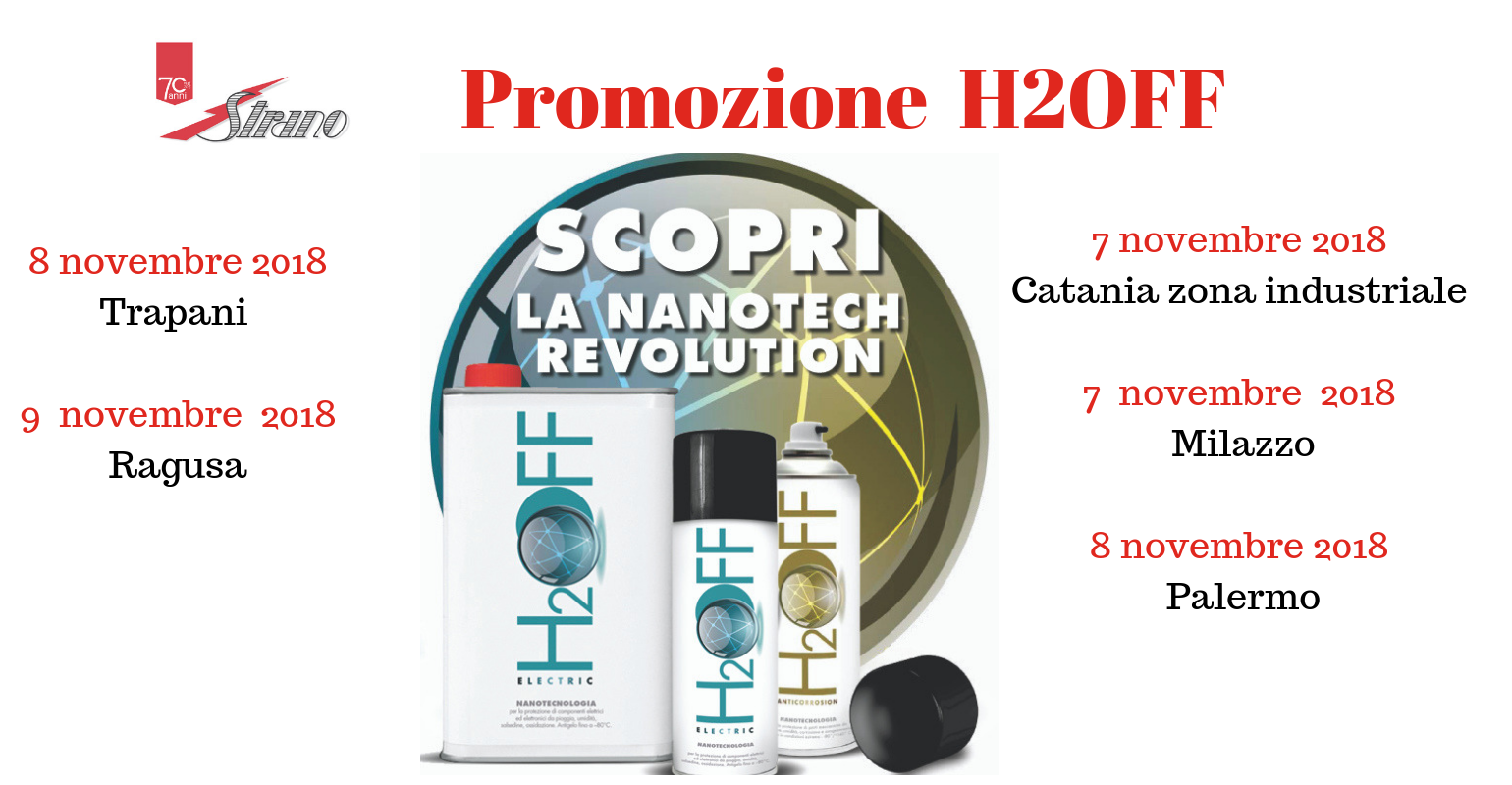 Promozione H2OFF presso STRANO s.p.a.