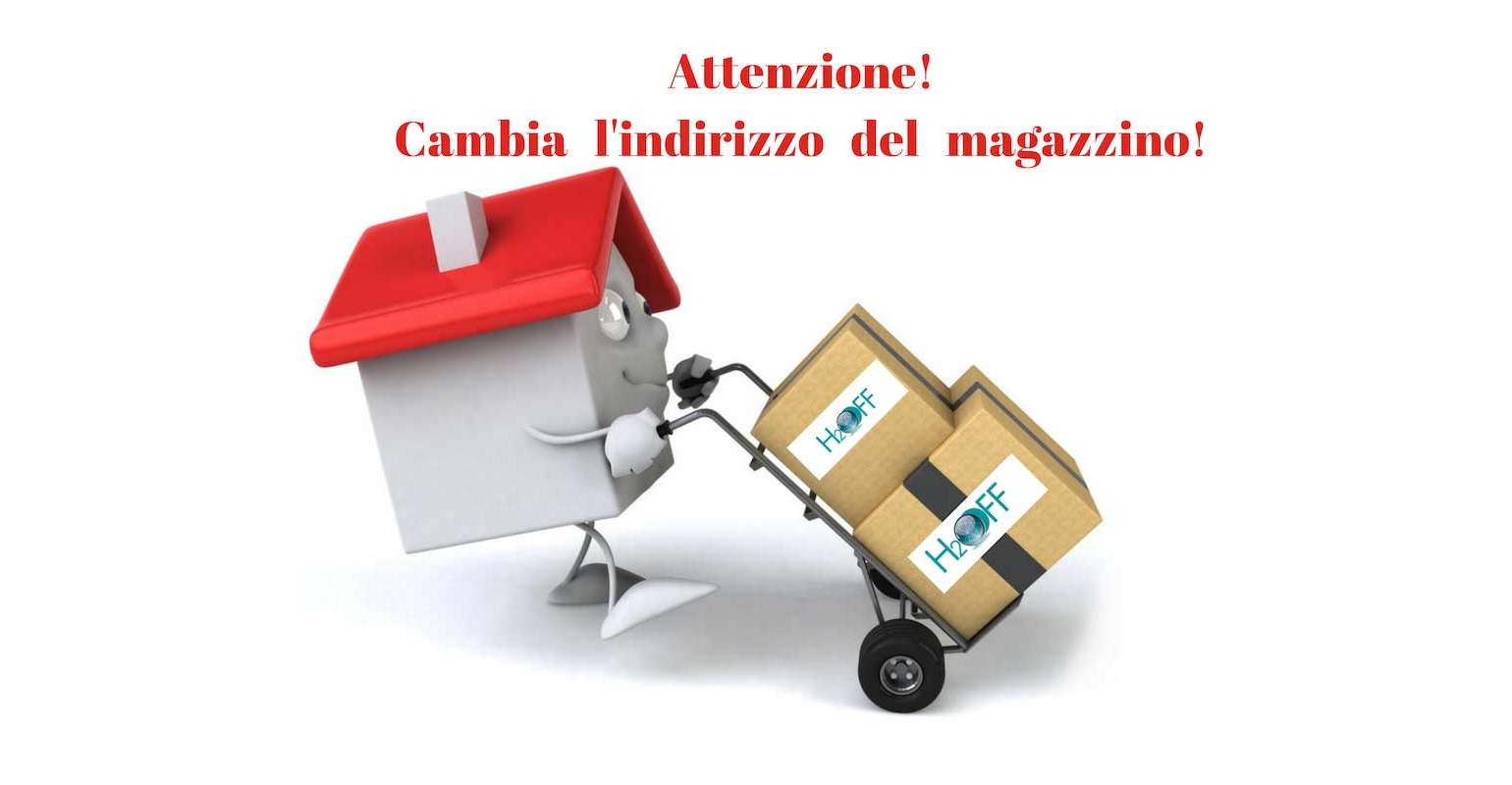 Cambia indirizzo del magazzino